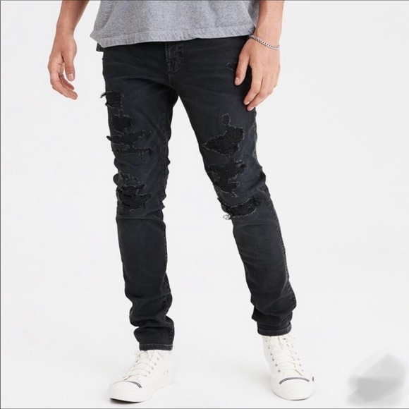 American Eagle Outfitters Other - American Eagle Black stretch next level flex skinny Mens 29 Jeans